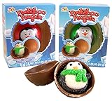 Peekaboo Penguin Milk Chocolate Balls with Mallow Penguins (2 Pack)
