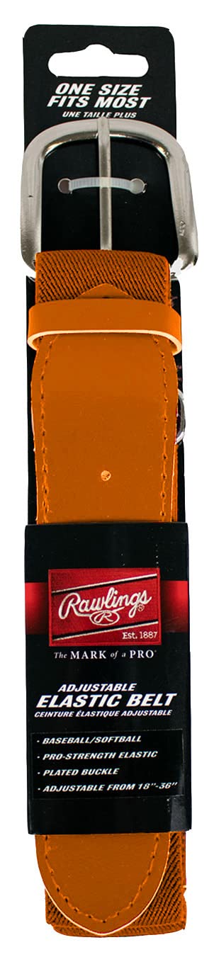 Rawlings Adjustable Belt | Baseball/Fastpitch Softball | One Size Fits Most (18"-36") | Multiple Colors