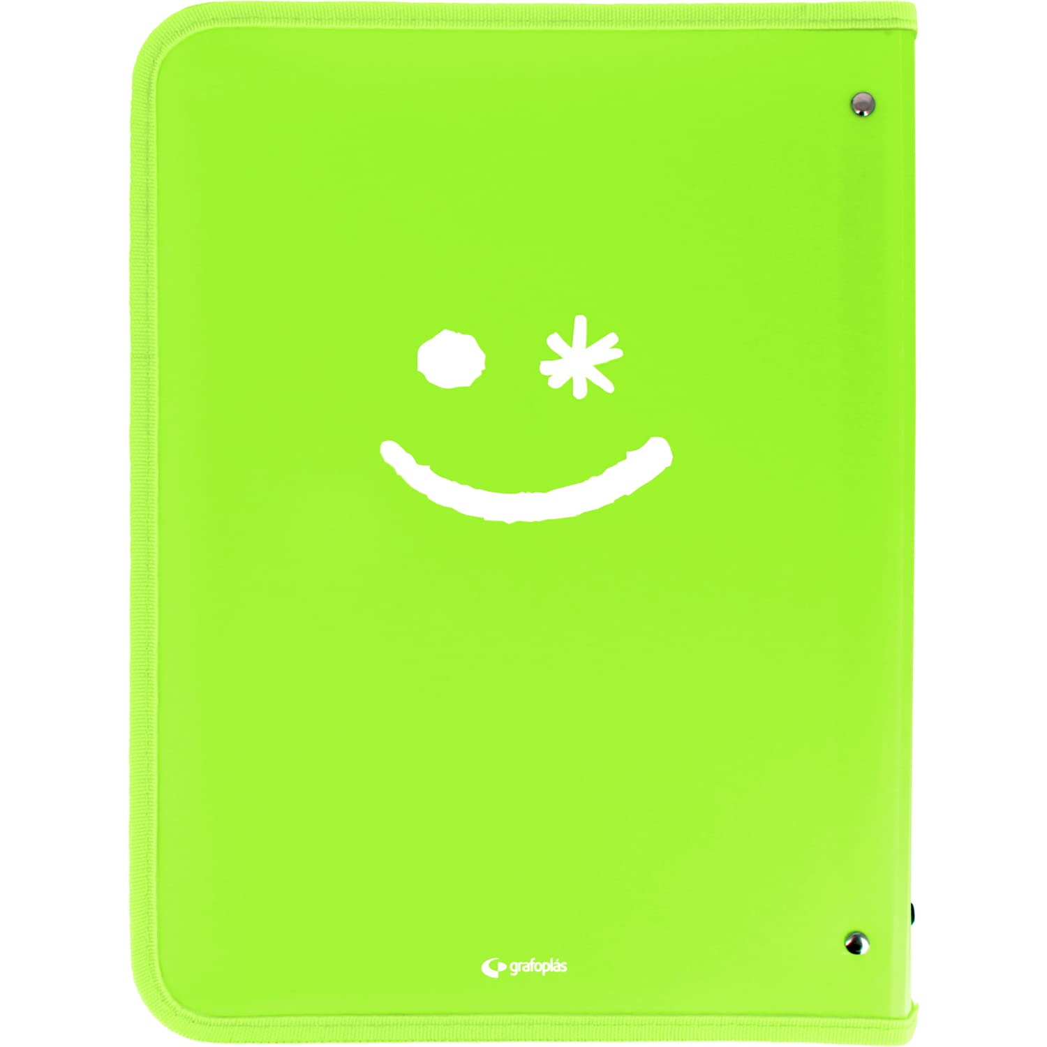 Classeur Exacompta Vert Foncé 4 Anneaux De 15mm Opaque Avec Étiquette