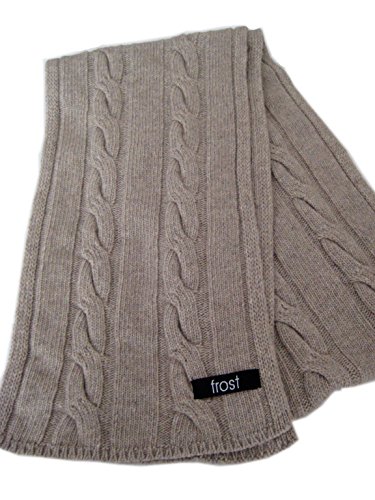 Frost Wool & Cashmere Scarf Classic Cable Knit Scarf4