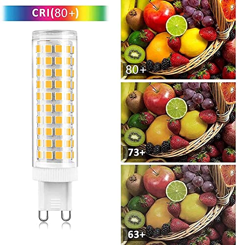 Ampoule LED G9 12W non dimmable AC 220V blanc chaud 1 pack