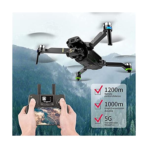 YYAI-HHJU GPS-Drohne, Lailuaxoa Faltbare GPS-Drohne Mit Kamera 8K Für Anfänger Professionelle Mini-Drohne Hd Mechanische… – Bild 7
