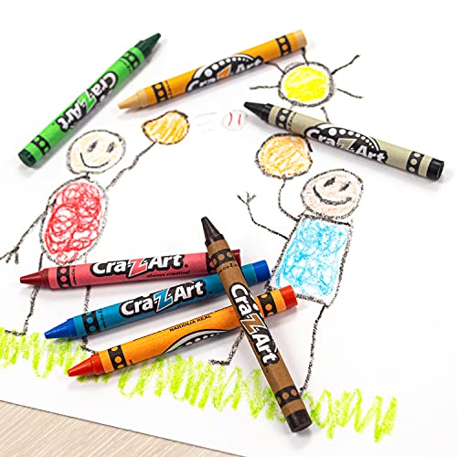 Image of Cra-Z-Art 16ct Washable Jumbo Crayons, Easy Clean Up, Back To School Supply, Creative Fun for Children, Ages 3 and Up