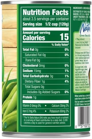 Amazon.com : Libby's Naturals Cut Green Beans | No Added Salt ...