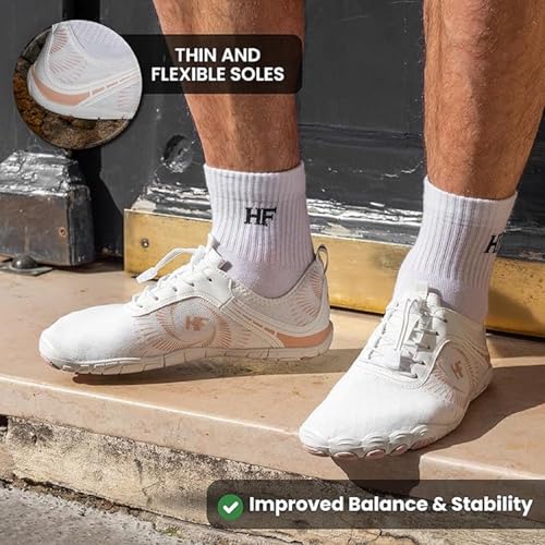 Image of Hike Footwear HF Active Barefoot Water Shoes, Wide Toe Box | Ergonomic pain-relief design, quick-dry, lightweight flexible, for hiking, walking, running, yoga & gym, watch sizing video