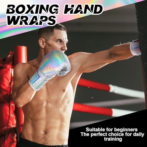 Image of Kanayu 14 Pcs Boxing Gloves and Headgear Set for Beginners Youth 16 Ounce Boxing Gloves Headgear Helmet Hand Wraps Mouth Guards Equipment for Beginners Training Equipment Gifts