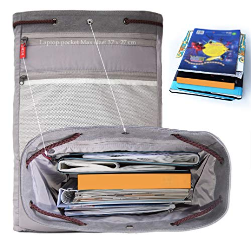 Canvas Backpack Vintage Backpack Gray Daypack For Men Women Laptop School Travel Rucksack #TOP3