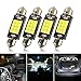 JoaSinc 41mm C5W LED Lampadine Auto Canbus 3030 12SMD Bianca Festone LED Lampada per LED porta/ lettura/ soffitto/ Luci Interne Auto o Targa a LED Bulbi 12V 4PCS