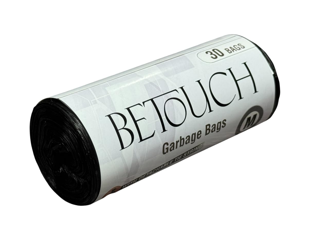 Garbage Bags Medium Size for Dustbin/Trash |19 x 21 inches Black, For Dry & Wet Waste|30 bags/roll (Pack of 1 Roll) (Medium)