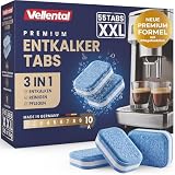 3-in-1 Entkalker für Kaffeevollautomaten & Kaffeemaschinen (55 Stück) - Entkalkungstabletten für Siemens EQ-Serie, Delonghi, Jura, Krups, Bosch, Miele, Melitta, Tassimo, WMF