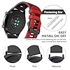 Strap for Huawei Watch GT2 46mm/GT 46mm, 22mm Silicone Replacement Watch Strap for Huawei Watch GT Active/GT2 Pro/Honor Watch Magic/Galaxy Watch 46mm/Gear S3/Galaxy watch 3 45mm #3