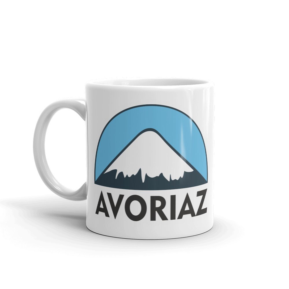 Dv Mugs Ltd Multi Avoriaz Ski Snowboard 10Oz Coffee Tea Mug #5129