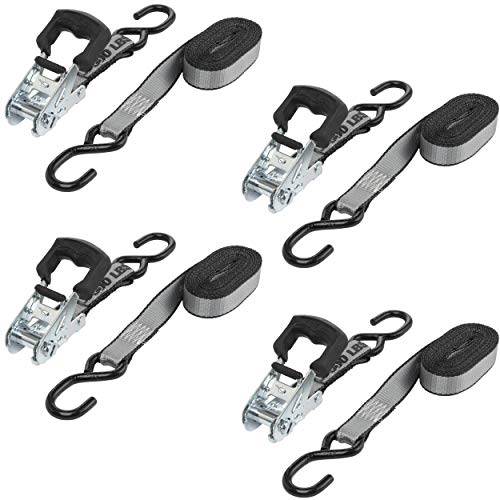 KEEPER 05503 14' Ratchet Tie Down 4-Pack