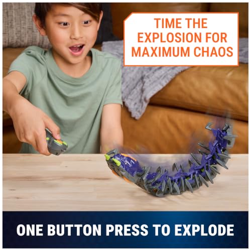 Image of HEX BOTS Explodapede Robotic Centipede Remote Control Toy