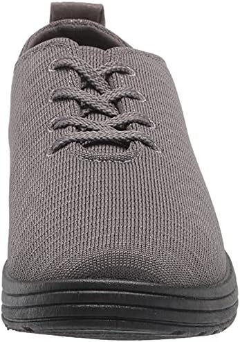 Easy Street Women's Command Lace Up Shoe Sneaker, Grey Knit, 7 X-Wide | Image 1