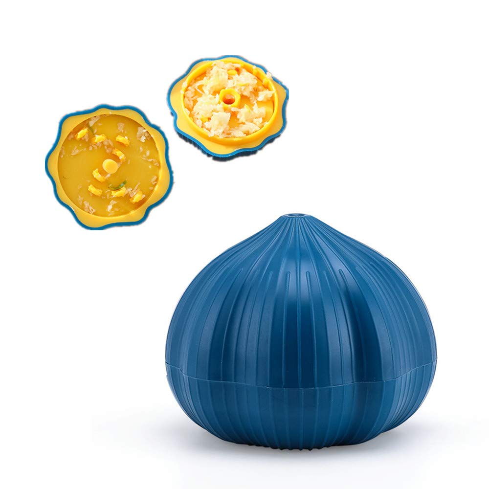 Buy Haukai Rotary Garlic Ginger Grinder (blue) Online at Low Prices in