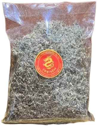 ชาสมุนไพรไทย Dried Ironweed Botanical for Traditional Infusions and Floral Crafts – Whole Cut Dried Vernonia Cinerea – Earthy Aromatic Profile for Home Use (1000g)