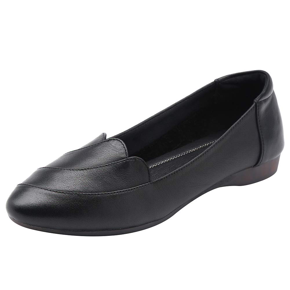 rismart Donna Scivolare su Piatto Comfort Piedi Balletto Scarpe
