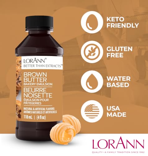 Image of LorAnn Oils Brown Butter Emulsion & Flavoring For Baking