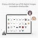 Cricut Maker 3 & Digital Content Library (30 Images) - Smart Iron-On Bundle, Includes 5-Piece Tool Set, EasyPress 2 Heat Press, EasyPress Mat, & Smart Holographic Iron On Roll (Blue)