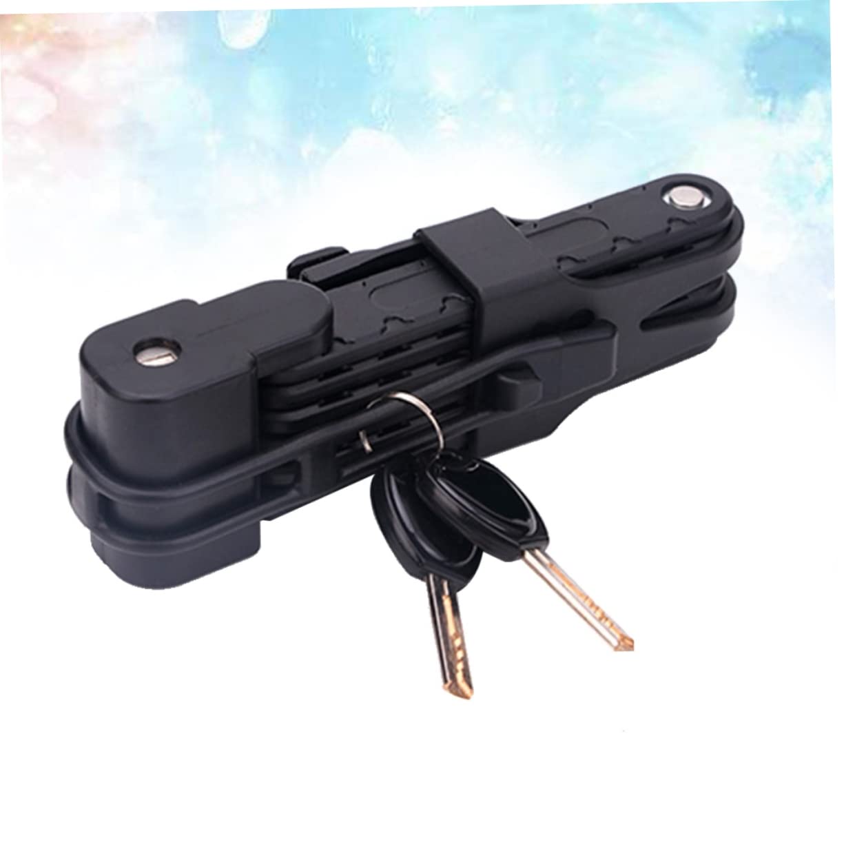 Mikinona Candado para Bicicleta con Cable Cerradura Antirrobo para y Bici de Carretera Resistente y Fácil de Transportar y Color Negro