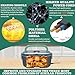 Buddew Electric Lunch Box for Adults, 80W Heated Lunch Box 1.5L Stainless Steel Portable Food Warmer,12/24/110V Lonchera Electrica Portatil for Travel & Work, Loncheras para Hombres de Trabajo(Green)