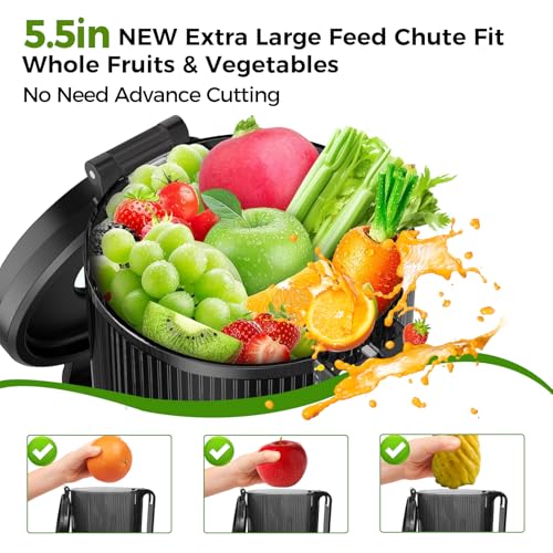 Juicer-Machines-USHALO-Cold-Press-Juicer-with-55-Large-Feed-Chute-Fit-Whole-Fruits-and-Vegetables-300W-Slow-Masticating-Juicer-with-High-Juice-Yield-Easy-to-Clean-BPA-Free
