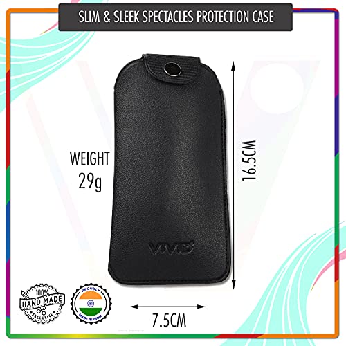 Image of Unisex Specs Self Button Eyewear Dabbi Artificial Leather Soft Case Cover