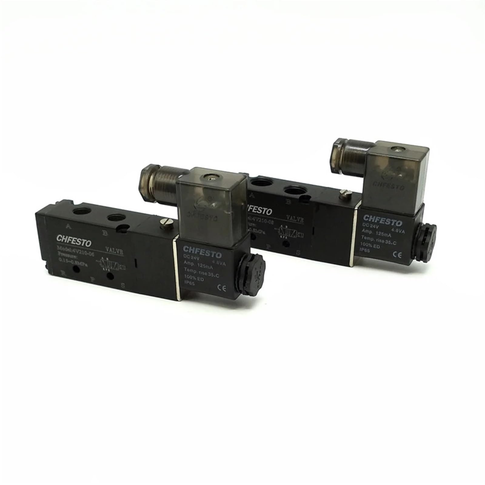 Pnuematic Valve 4V210-06 G1/8'' 4V210-08 G1/4'' Solenoid(4v210-06,AC220V)