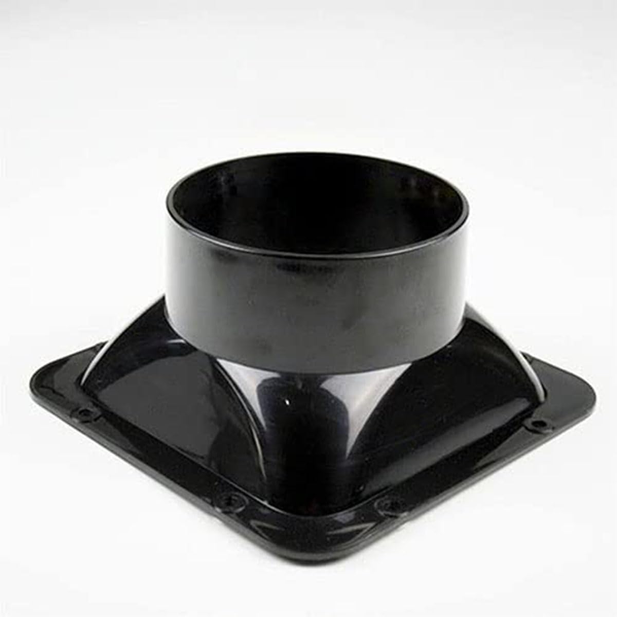 Griglia di Ventilazione in ABS, Copertura per Condotto diffusore Rotondo, Volume Regolabile (Tipo D 100 mm)