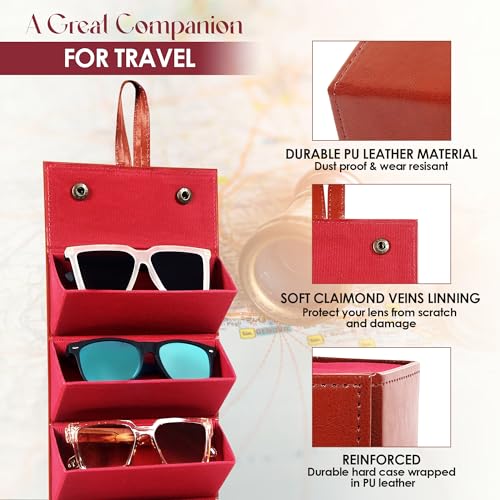 Image of LEDO Sunglasses Box Organizer Holder Case