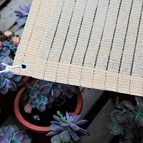 Maille de protection solaire rectangulaire beige auvent respirant - 3