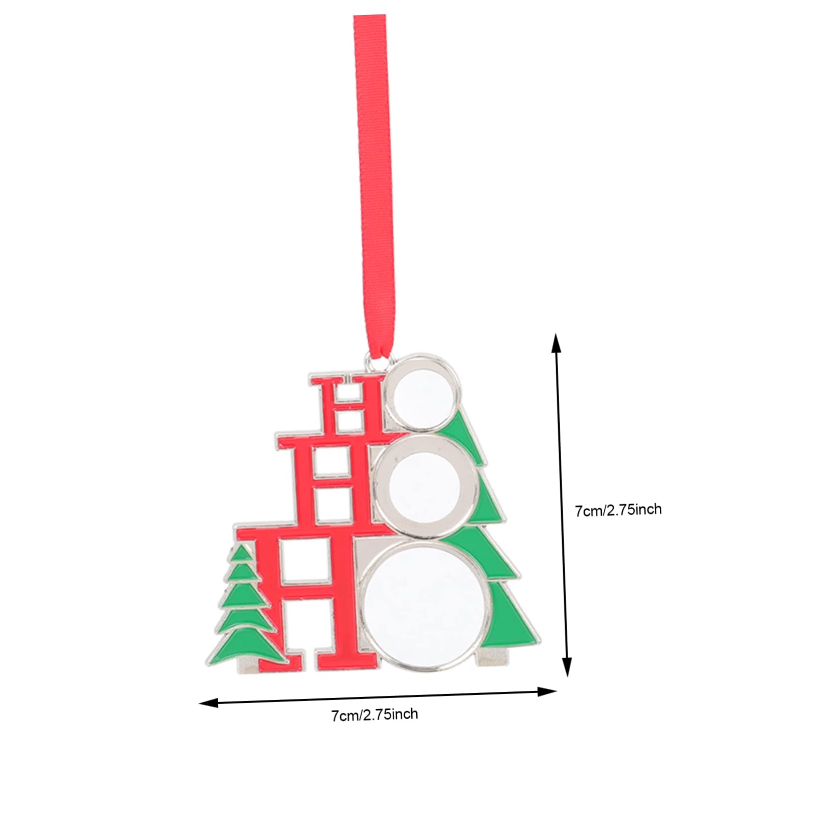 PRETYZOOM 16 STK Christbaumschmuck Weihnachtssublimation leer Sublimationsanhänger selber Machen weihnachtsdeko personalisiert Weihnachten schmücken Weihnachtsbaum dekore