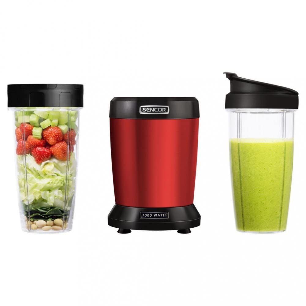 SENCOR SNB 4301RD frullatore da cucina Smoothie, Nutri Mixer, Soup Maker, Rosso