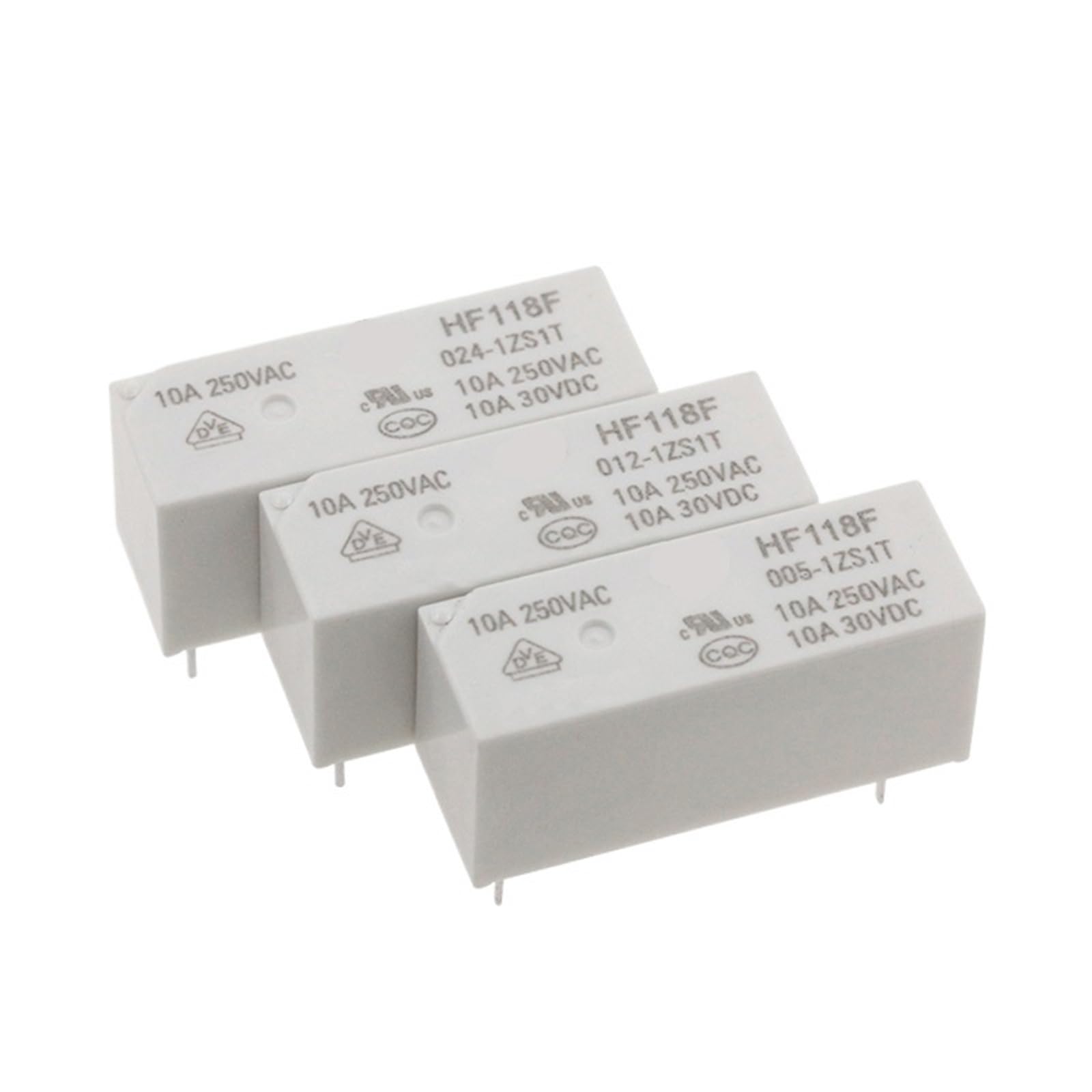 Relais 5 broches 10A HF118F anti panne pour carte électronique 48V - 3