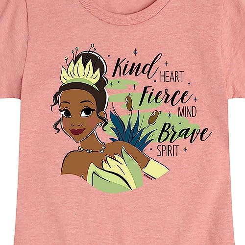 Disney - Princess - Tiana Kind Fierce Brave - Toddler and Youth Girls Short Sleeve Graphic T-Shirt3