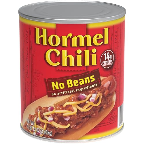 Image of Hormel Chili No Beans, 108 Ounce (Pack of 6)