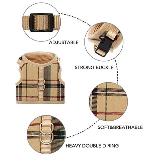 BINGPET Cat Harness and Leash Set Escape Proof Kitten Harness and Leash Adjustable, Comfortable Outdoor Vest,Strap… - Image 5