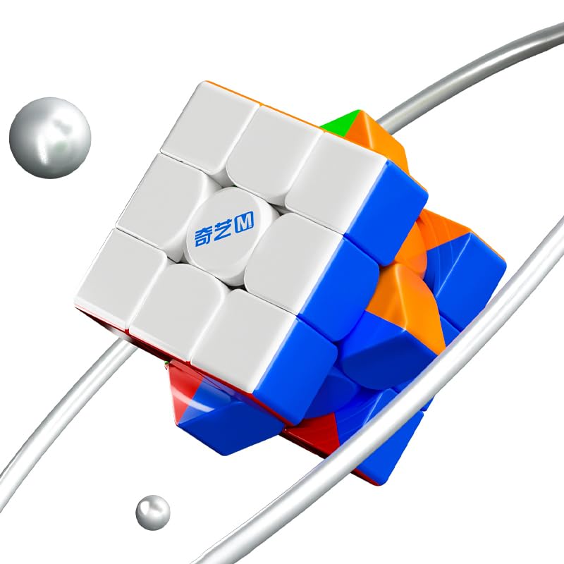 Speed Cube, QY MS Pro 3x3 Maglev Version Magic Cube Fast Smooth Turning Stickerless Quicker 3D Puzzle Toys for Speed Cube Enthusiasts