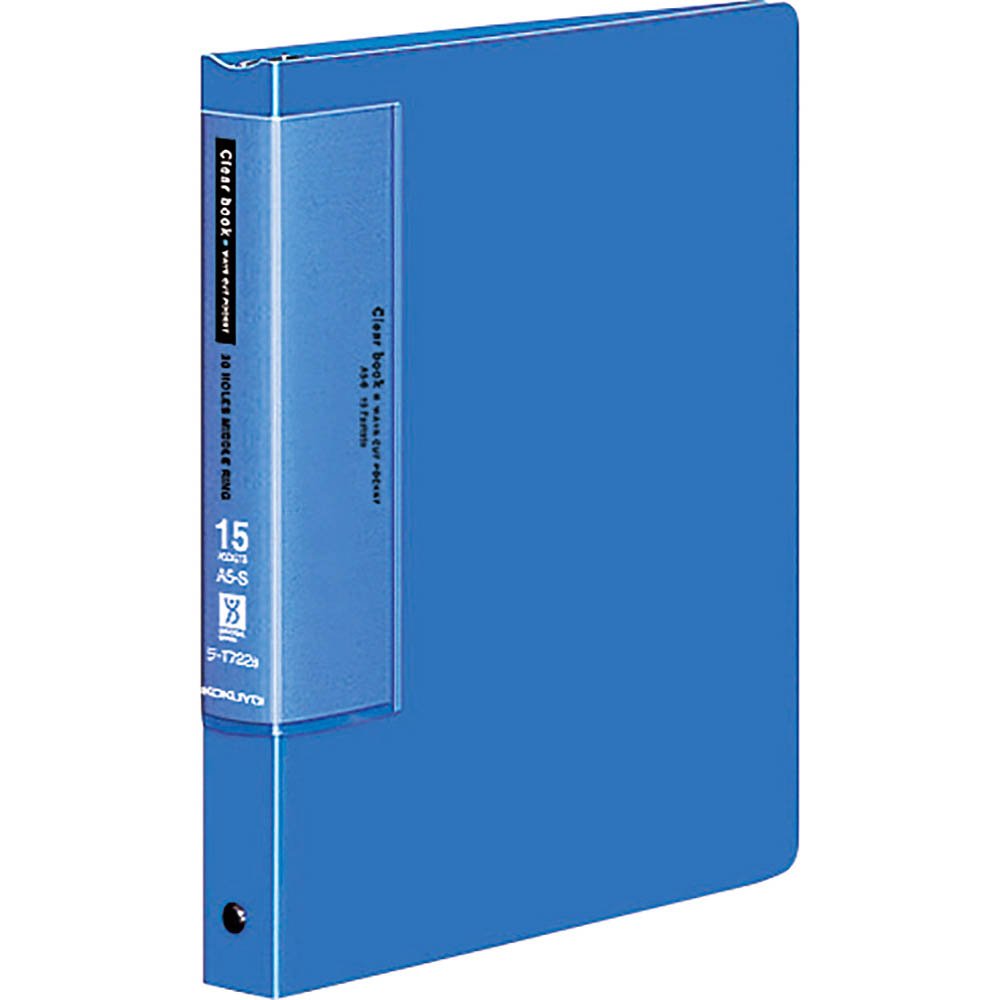 Kokuyo S & T deutlich Buch Kawakami-shiki A5 Tatesehaba 24mm blau (Japan-Import)
