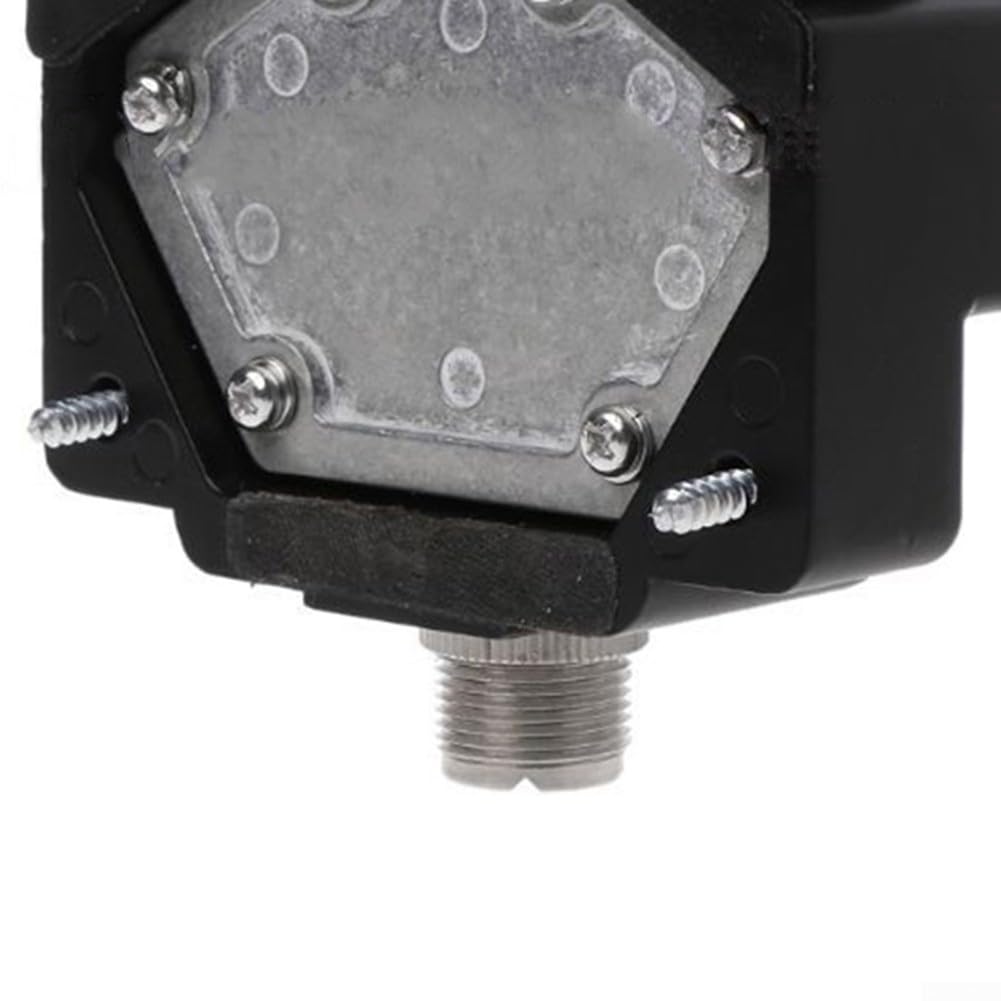 CX310 CO-301 - Commutatore coassiale per antenna a 3 vie DC-800MHz in lega di zinco a bassa perdita ad alto isolamento per sistemi a banda larga a onde corte ripetitori mobili, 84 x 95 mm, nero