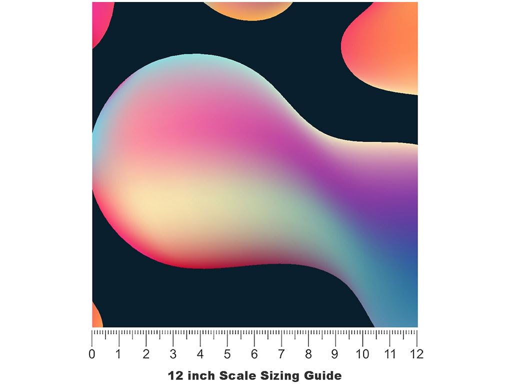 Rwraps Purple Abstract Cybertronic Separation Gloss Vinyl Film Wrap 59in x 18ft