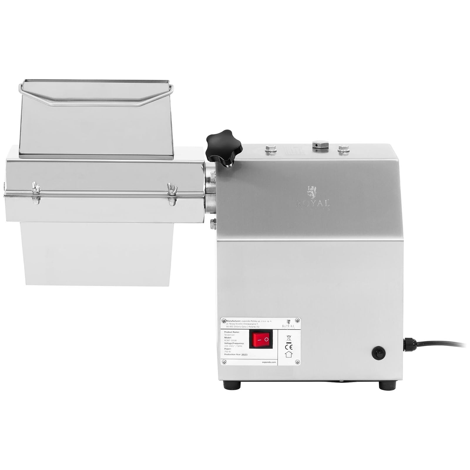 Royal Catering RCMT-355W - Batticarne elettrico elettrico - 750 W - 164 giri/min