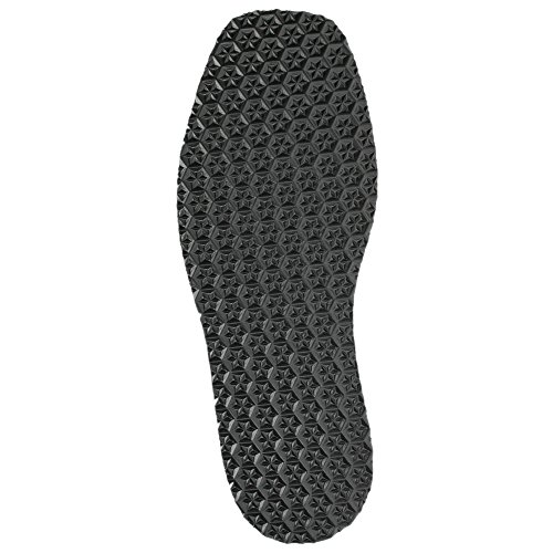 Premium Cellulaire Caoutchouc Complet Semelles -Etoile noir 1 paire pour DIY Chaussure Réparations de Semelles. Spécial anti dérapant profile pour une maximum traction! Excelent abrasion performance - Noir, Thickness: 6 mm