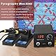 Aomdom Pyrography Maschine 60W Holzverbrennung Maschine Kit 0-850℃ Einstellbare Temperaturregelung Brandmalkolben Set für Holz Leder Kürbis