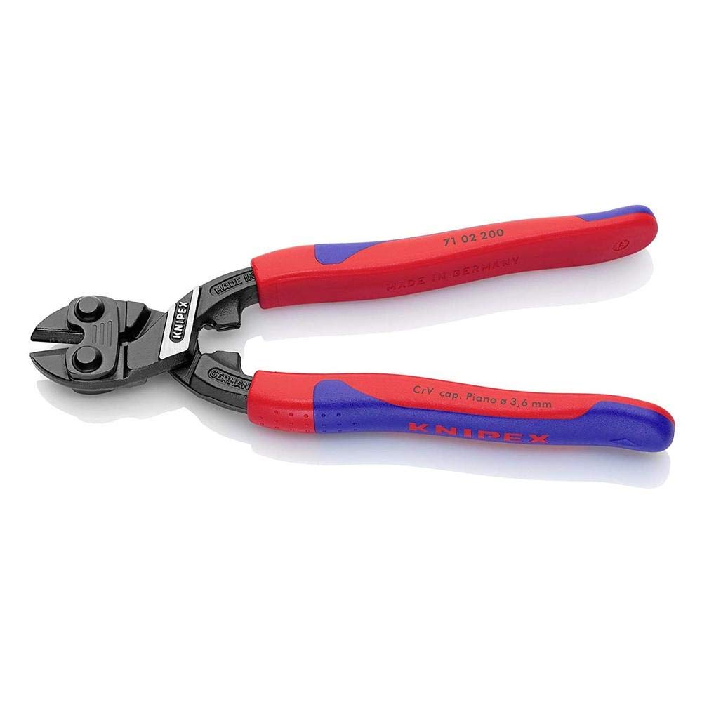 KNIPEX CoBolt Coupe-boulons compact sur carte LS avec gaines, 71 02 200 SB