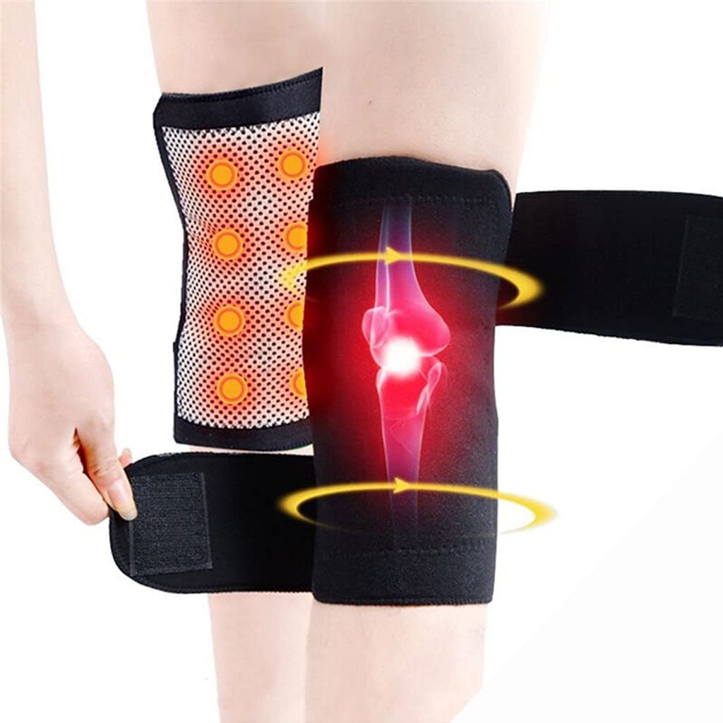 Rellik Self-Heating Magnetic Therapy Hot Knee Pad One Size, Post-Surgical Support With Magnets Stone For Leg & Joint Pain Relief, For Men Women Bike Cycle Riders (1 Pair, Black) (B0BKKBXN6Z) Amazon Price History, Amazon Price Tracker