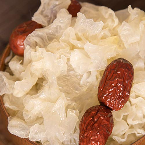 Fungo Tremella,Fungo della neve,Commercio all'ingrosso del fungo bianco,500g (0,5 kg)