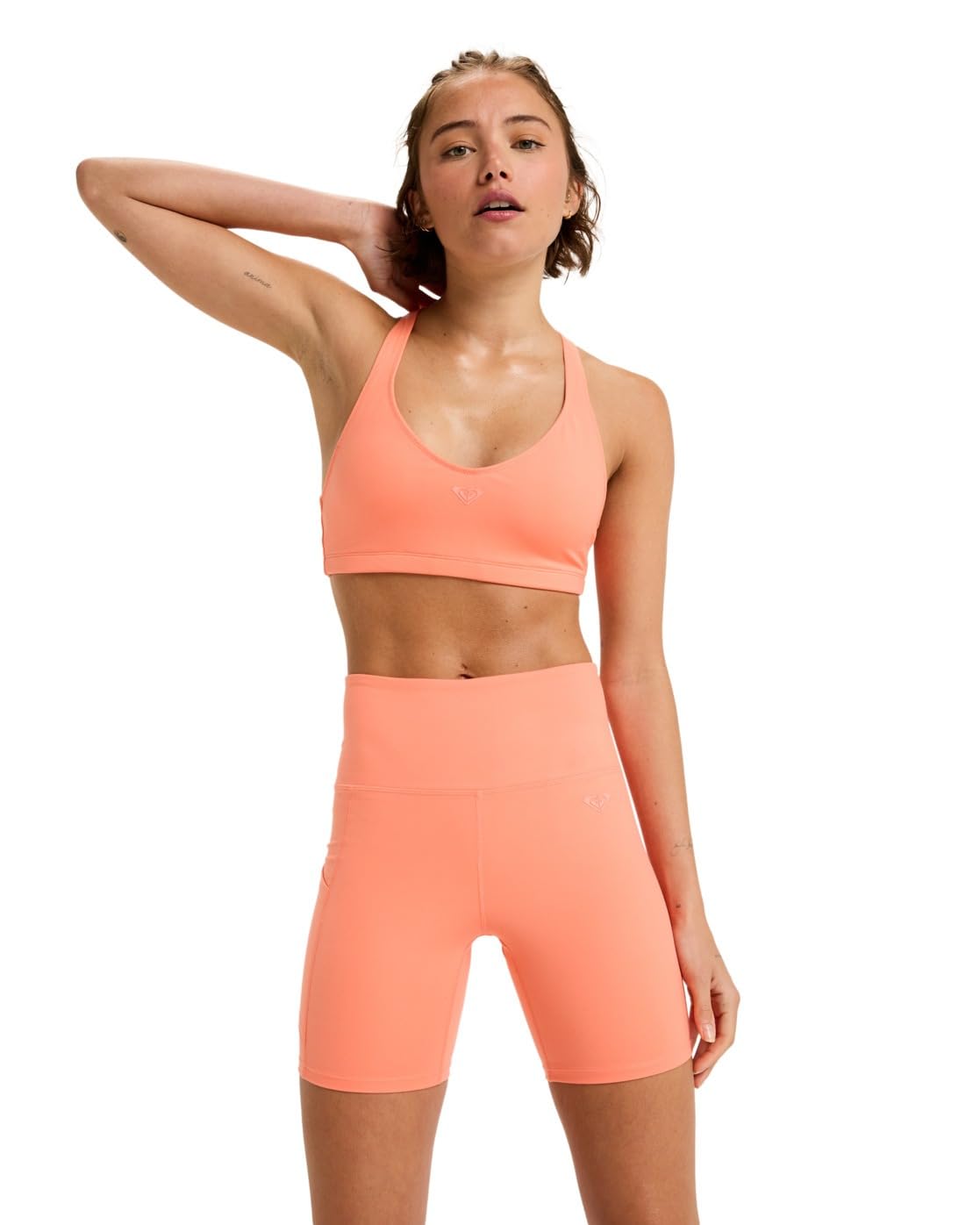 Roxy Shorts Heart INTO IT Biker Women's Orange XS