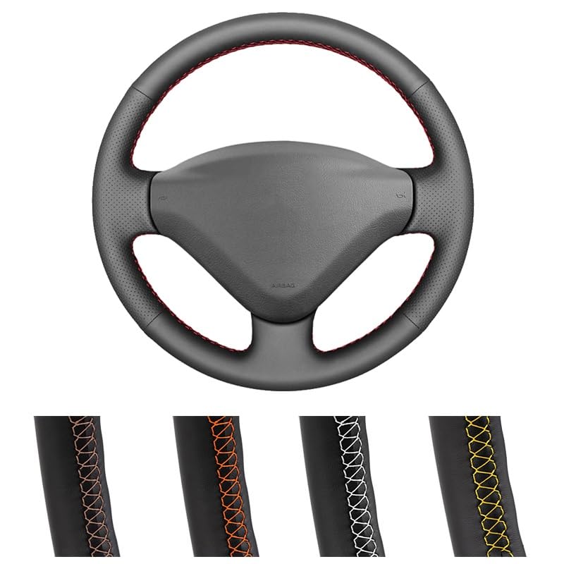 Housse De Volant En Cuir Perforé Pour Citroën Berlingo (2008-2016) Et Jumpy (2009-2016) - Protection Et Meilleure Prise - 12